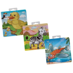 Wooden Tray Puzzle - 9 Piece